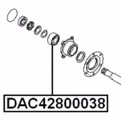 FEBEST DAC42800038 non classé - Vue supplémentaire 2