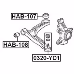 FEBEST HAB-108 non classé - Vue supplémentaire 2