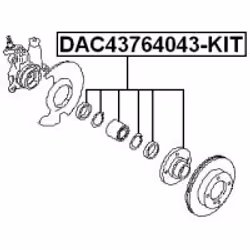 FEBEST DAC43764043-KIT non classé - Vue supplémentaire 2