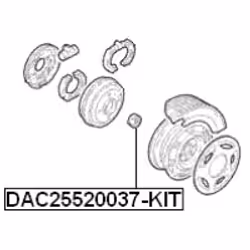 FEBEST DAC25520037-KIT non classé