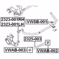 FEBEST VWSB-001 non classé