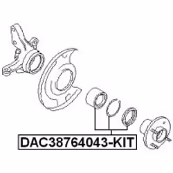 FEBEST DAC38764043-KIT non classé - Vue supplémentaire 2
