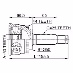 FEBEST 1210-014A44 non classé - Vue supplémentaire 2