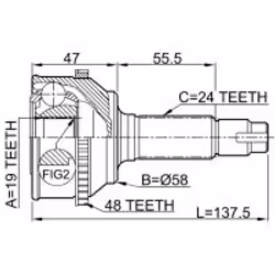 FEBEST 0110-073A48 non classé
