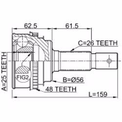 FEBEST 0110-005A48 non classé