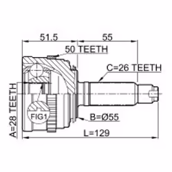 FEBEST 0310-035A50 non classé