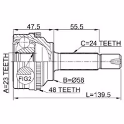 FEBEST 0110-035A48 non classé