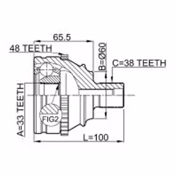 FEBEST 2310-018A48 non classé - Vue supplémentaire 2