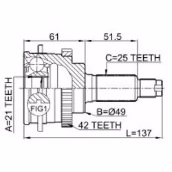 FEBEST 0710-018A42 non classé