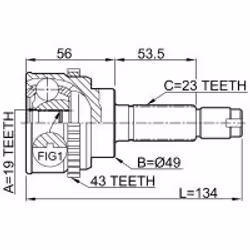 FEBEST 0710-017A43 non classé