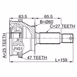 FEBEST 1210-011A47 non classé