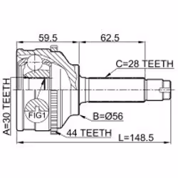 FEBEST 0510-037A44 non classé - Vue supplémentaire 2