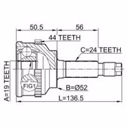 FEBEST 0510-014A44 non classé - Vue supplémentaire 2