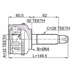 FEBEST 0310-CGA50 non classé