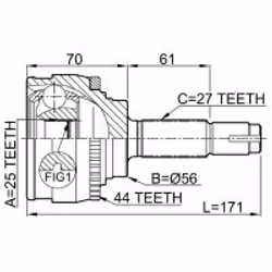 FEBEST 0210-016A44 non classé