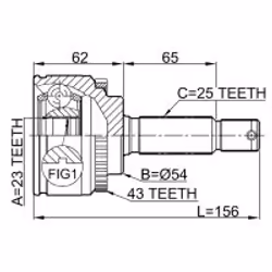 FEBEST 0410-010A43 non classé
