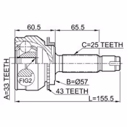 FEBEST 0410-044A43 non classé