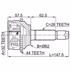 FEBEST 0510-044A44 non classé - Vue supplémentaire 2
