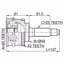 FEBEST 0710-SY415A42 non classé