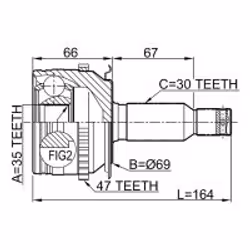 FEBEST 0410-KB4A47 non classé - Vue supplémentaire 2