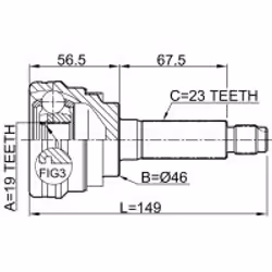 FEBEST 1110-M100 non classé