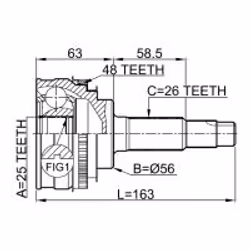 FEBEST 0110-065A48 non classé - Vue supplémentaire 2