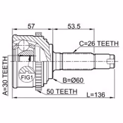 FEBEST 0310-CF4A50 non classé