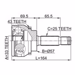 FEBEST 0410-DJ24A43 non classé