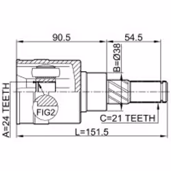 FEBEST 0211-T30R non classé - Vue supplémentaire 2