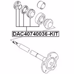 FEBEST DAC40740036-KIT non classé