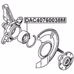FEBEST DAC40760038M non classé