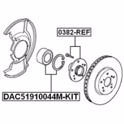FEBEST DAC51910044M-KIT non classé