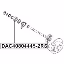 FEBEST DAC40804445-2RS non classé