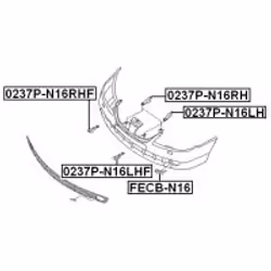 FEBEST 0237P-N16RH non classé