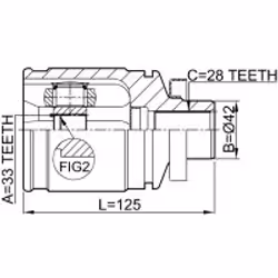 FEBEST 0411-CU20RH non classé