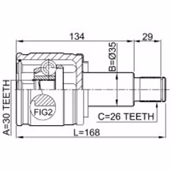 FEBEST 0711-XL7RH non classé - Vue supplémentaire 2
