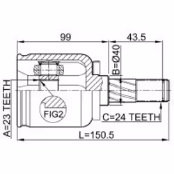 FEBEST 0211-P12QG16 non classé - Vue supplémentaire 2