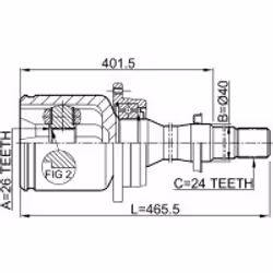 FEBEST 0111-AZT250RH non classé