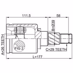FEBEST 0211-T30LH non classé - Vue supplémentaire 2