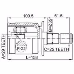 FEBEST 0411-CU20RR non classé - Vue supplémentaire 2