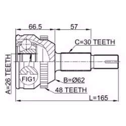 FEBEST 0110-MCV30A48 non classé