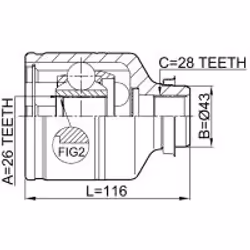 FEBEST 2211-CARRH non classé