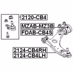 FEBEST 2124-CB4RH non classé - Vue supplémentaire 2