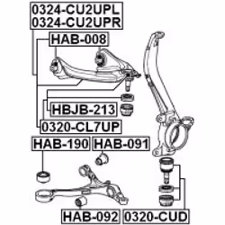 FEBEST 0320-CUD non classé