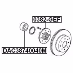 FEBEST DAC38740040M non classé