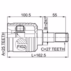 FEBEST 2211-NS27LH non classé - Vue supplémentaire 2
