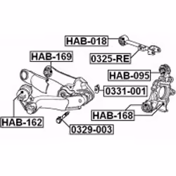 FEBEST HAB-162 non classé