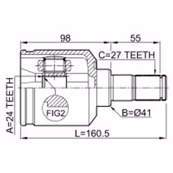 FEBEST 2211-NS20LH non classé