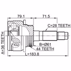 FEBEST 0510-BT50A44 non classé
