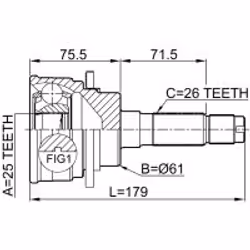FEBEST 0510-B25 non classé